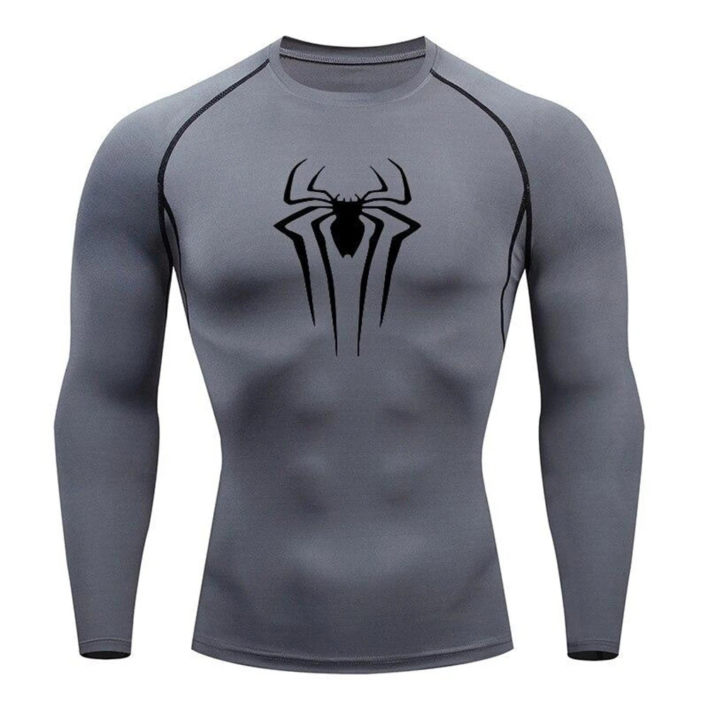 Men'S UPF 50+ Long Sleeve Compression Shirts