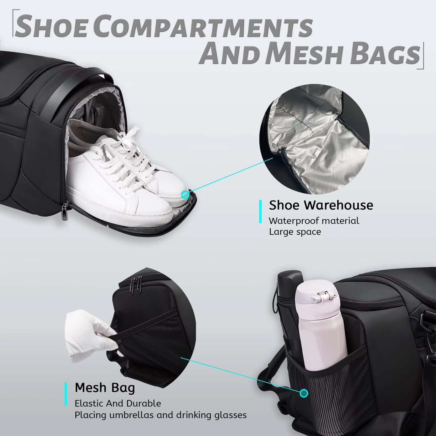 Sports Bag With Shoe Compartment